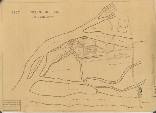 1857. Prairie-au-Duc. Après aménagement.